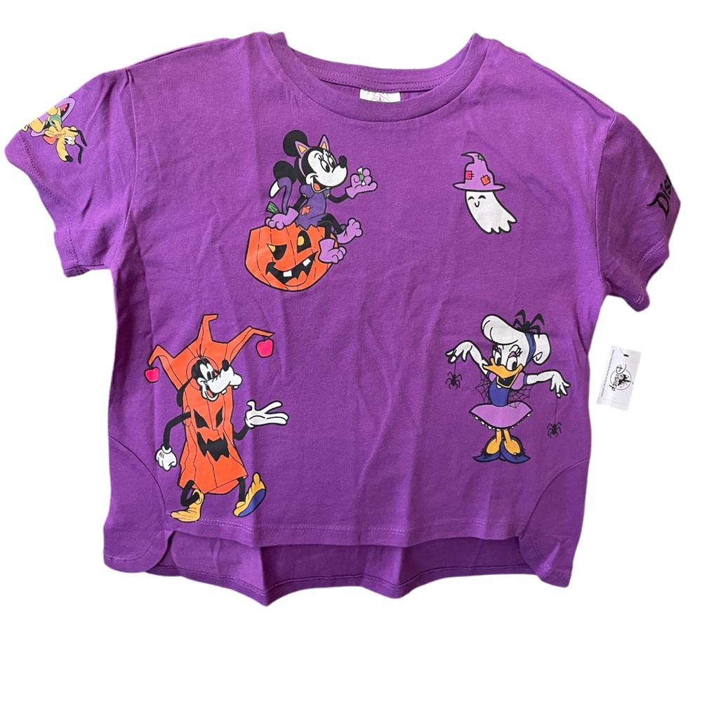 Disney Purple Halloween Character Tee